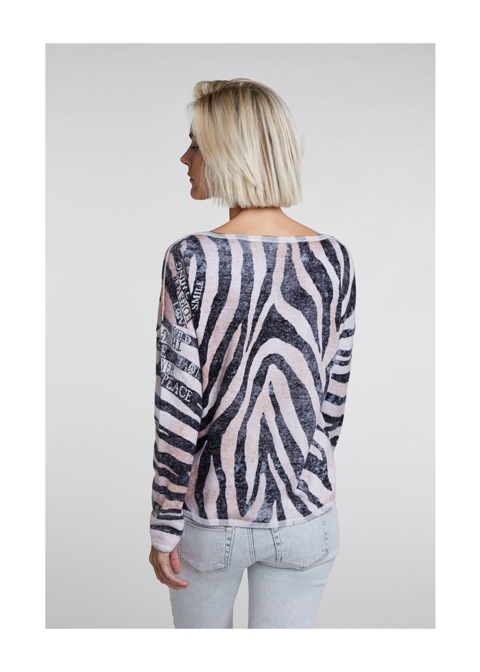 Zebra Print Jumper