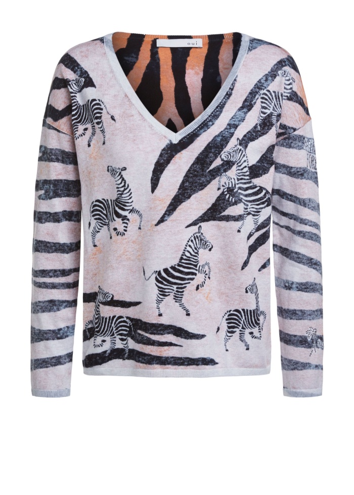 Zebra Print Jumper