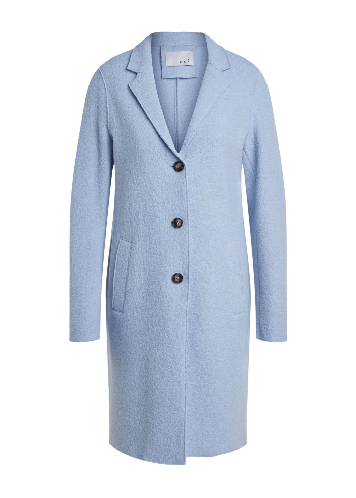 Boiled Wool Coat