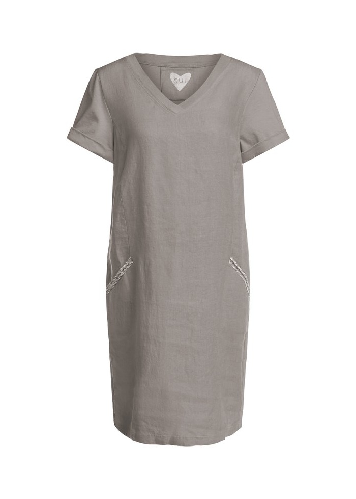 Linen Blend Dress
