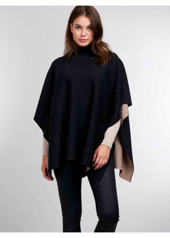 Two-Tone Poncho