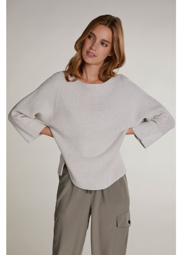 Ribbed Slit Jumper 