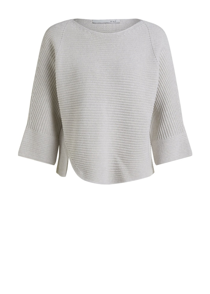 Ribbed Slit Jumper 