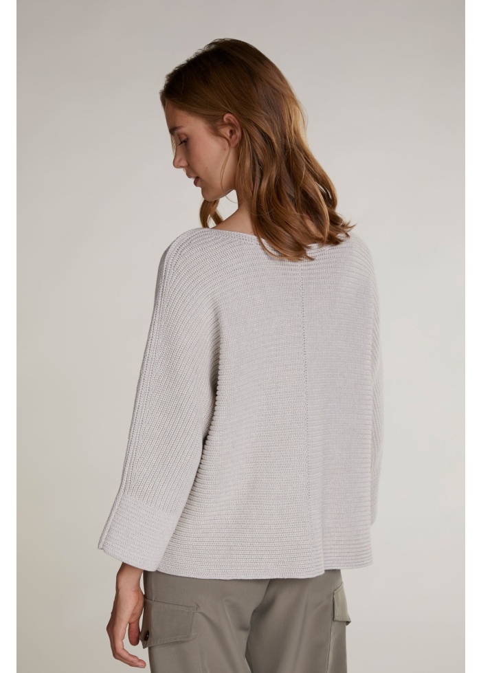 Ribbed Slit Jumper 