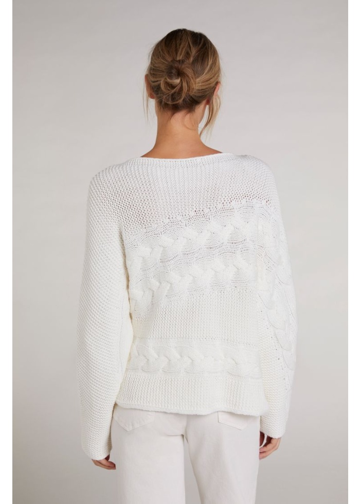 Oui | Cable Knit Jumper