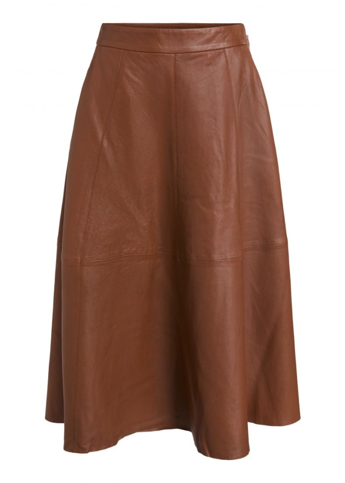 Oui | Leather Skirt