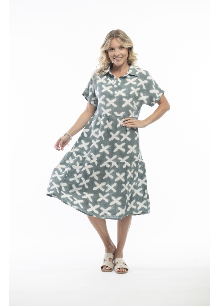 Orientique | Pure Linen Dress