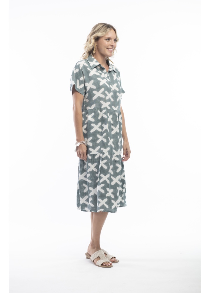 Orientique | Pure Linen Dress