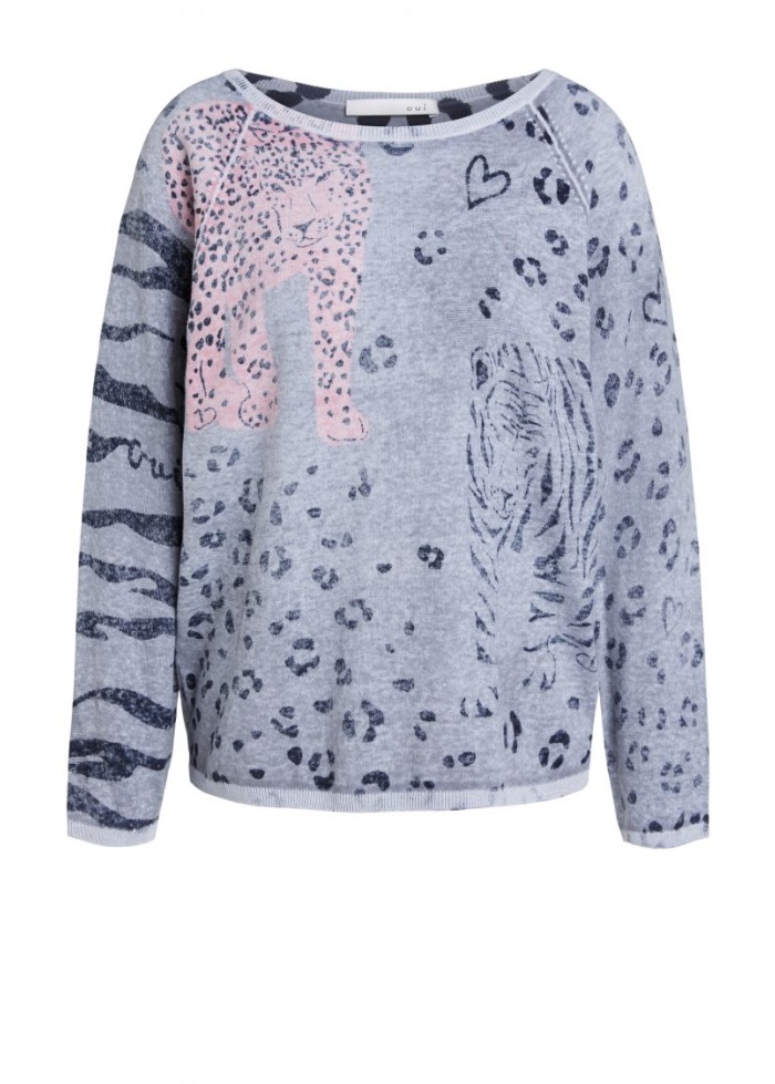 Oui | Leopard Jumper