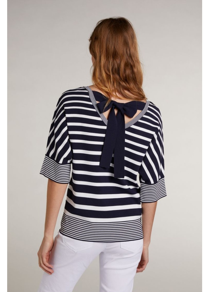 Oui | Ribbon Back Top