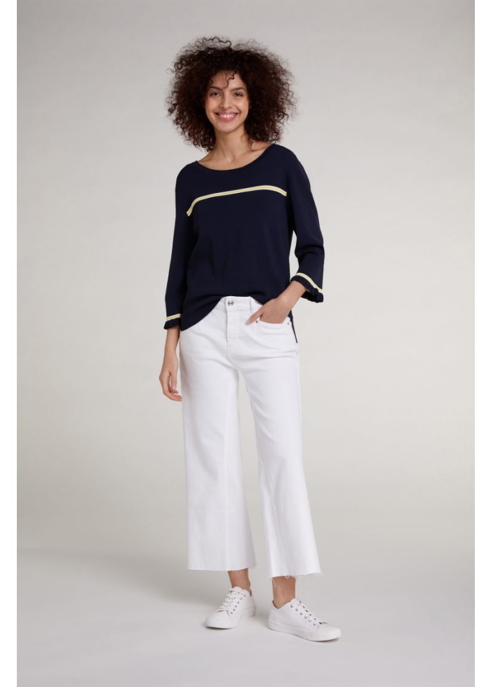 Oui | Single Stripe Top