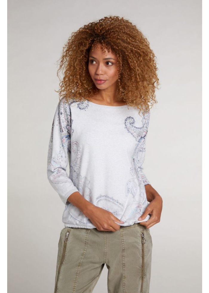 Oui | Drawstring Sparkle Jumper