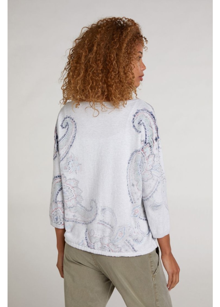 Oui | Drawstring Sparkle Jumper