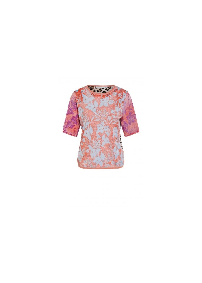 Oui | Leopard Back Jumper