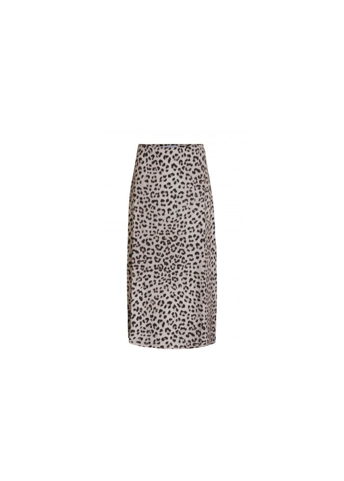 Oui | Leopard Print Skirt