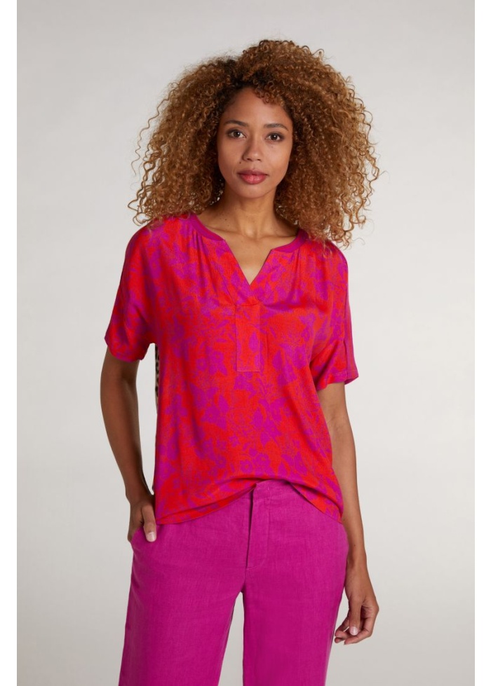 Oui | Leopard Back Top