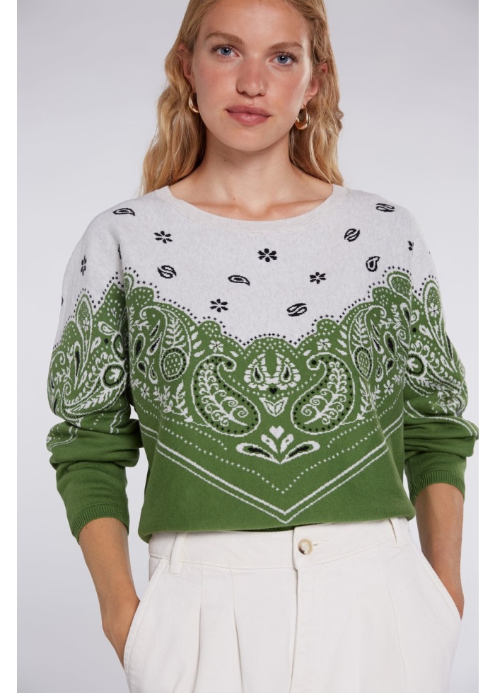 Oui | Paisley Jumper