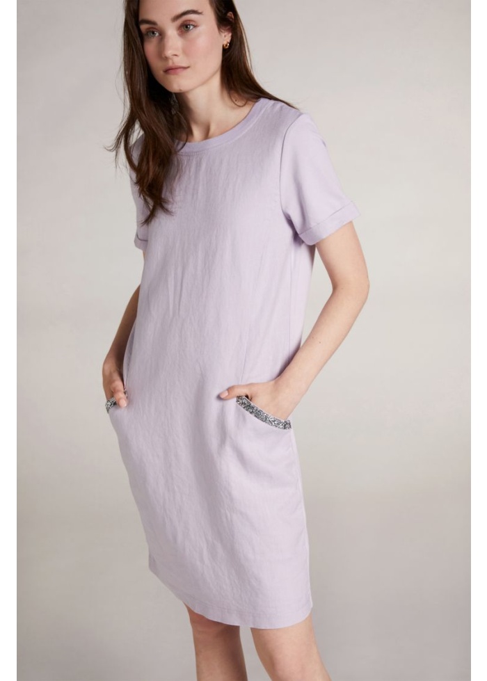 Oui | Sparkle Linen Dress