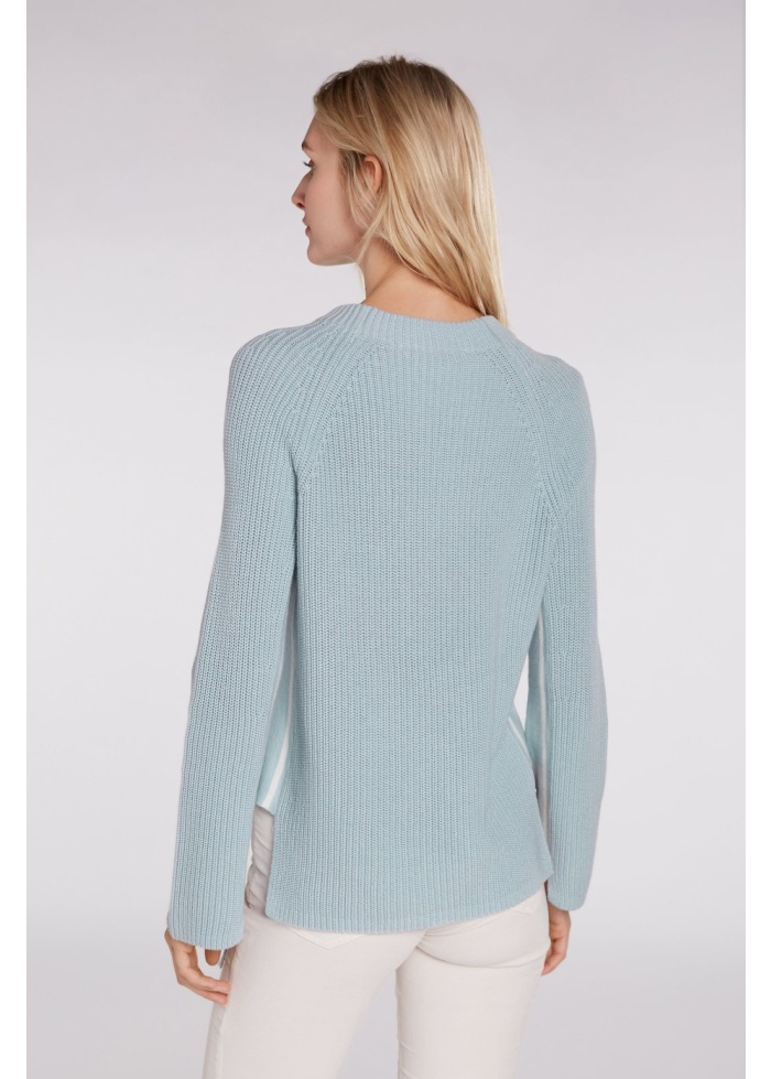 Oui | Cotton Zip Jumper
