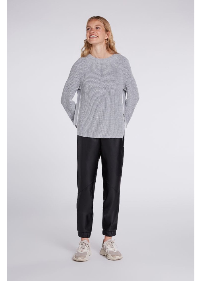 Oui | Cotton Zip Jumper