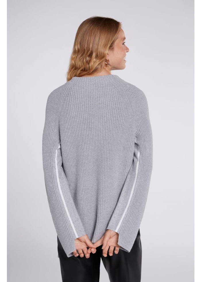 Oui | Cotton Zip Jumper