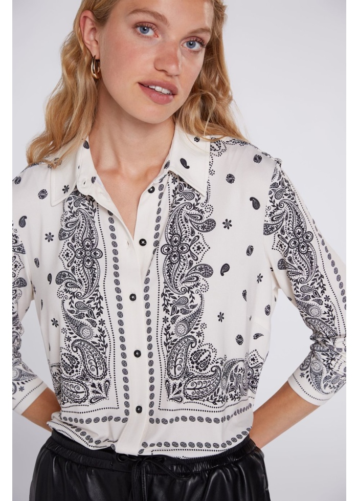 Oui | Flower Print Blouse