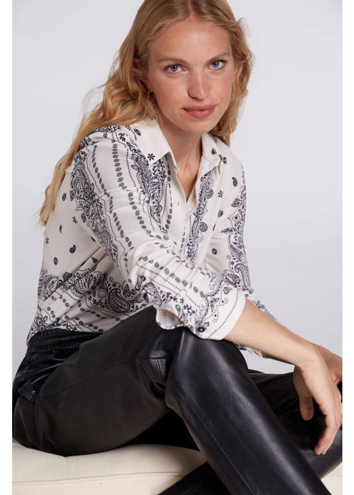 Oui | Flower Print Blouse