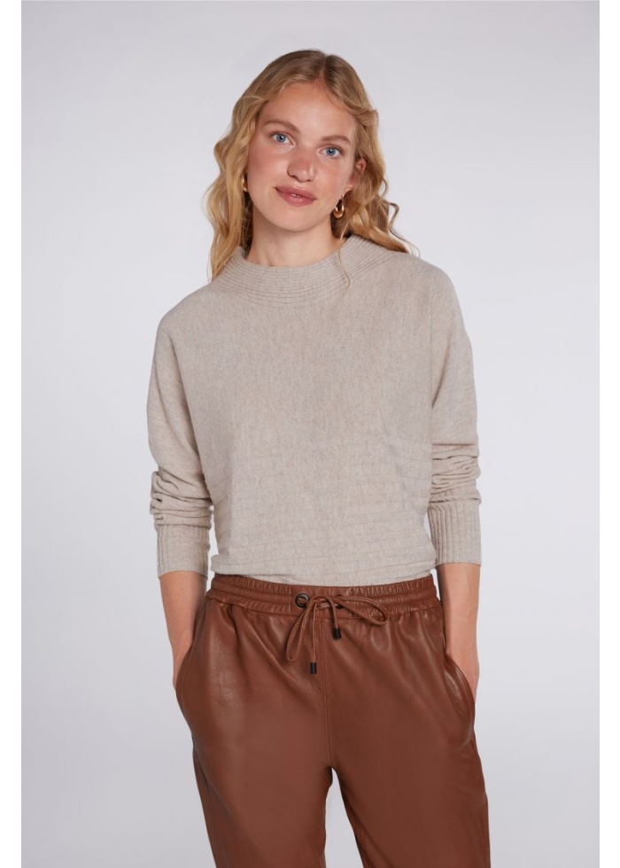 Oui | Ribbed Knitted Jumper