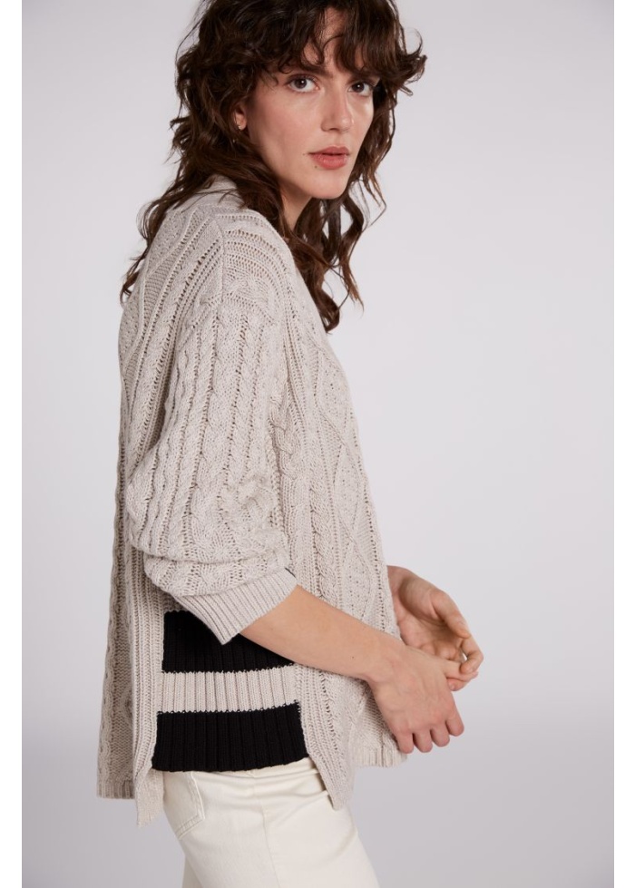 Oui | Cable Knit Jumper