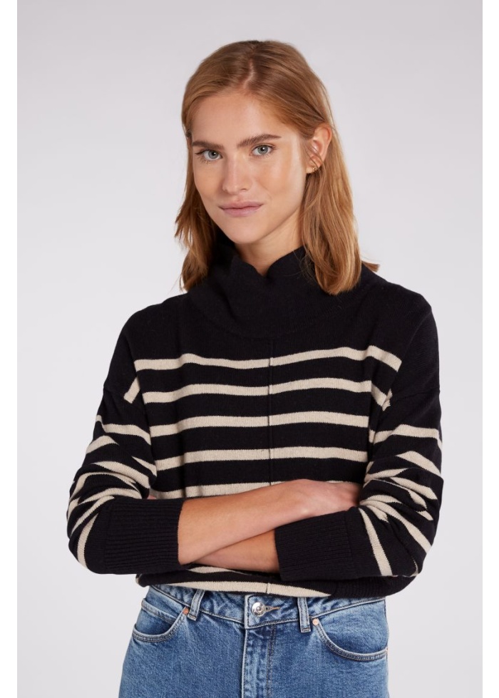 Oui | Stripe Front Jumper
