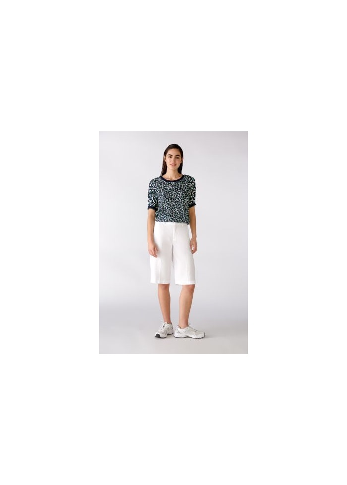 Oui | Flower Print Top