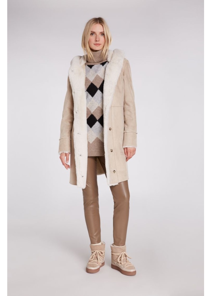 Oui | Diamond Roll Neck