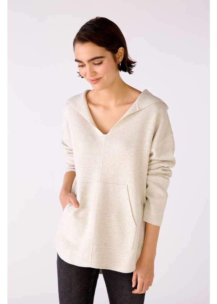 Oui | Knitted Hoodie