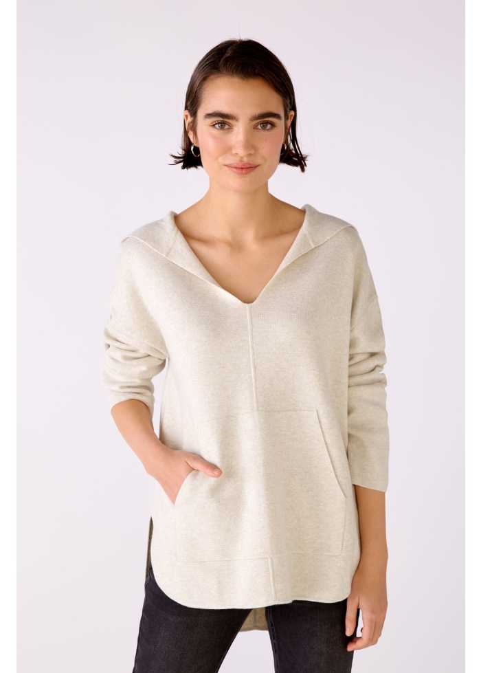 Oui | Knitted Hoodie