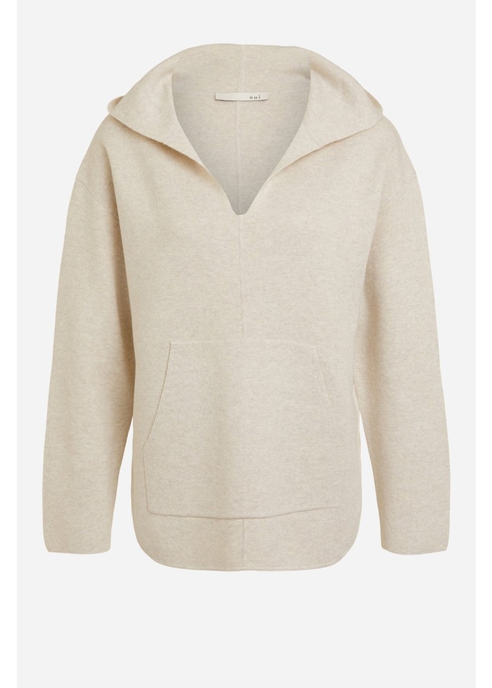 Oui | Knitted Hoodie