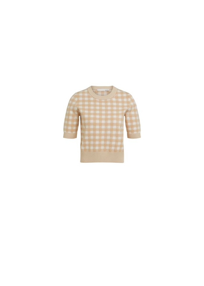 Oui | Gingham Jumper