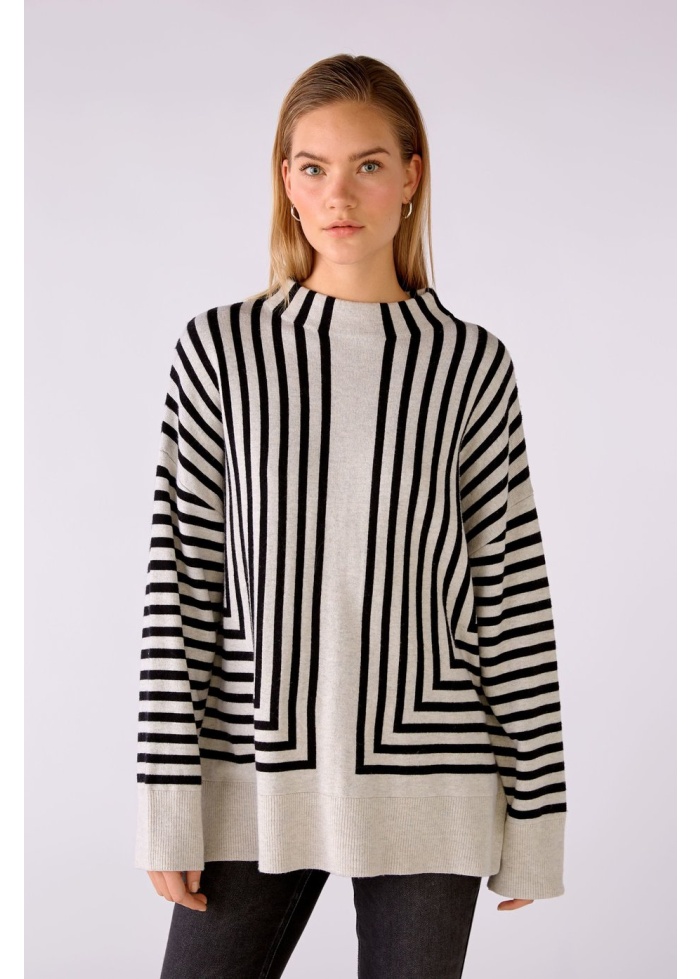 Oui | Striped Cotton Jumper
