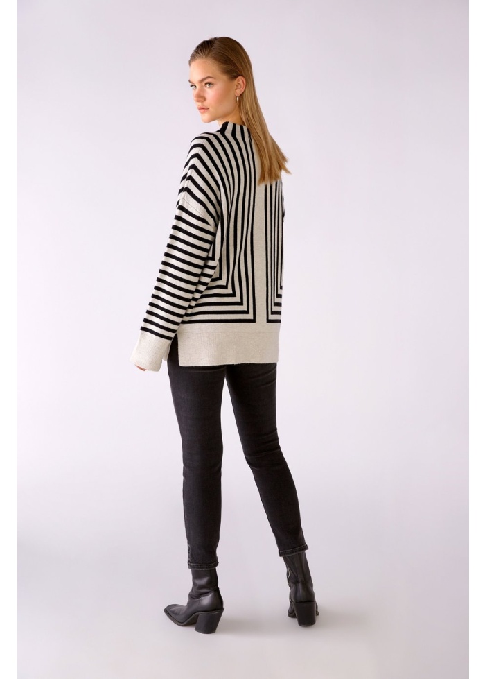 Oui | Striped Cotton Jumper