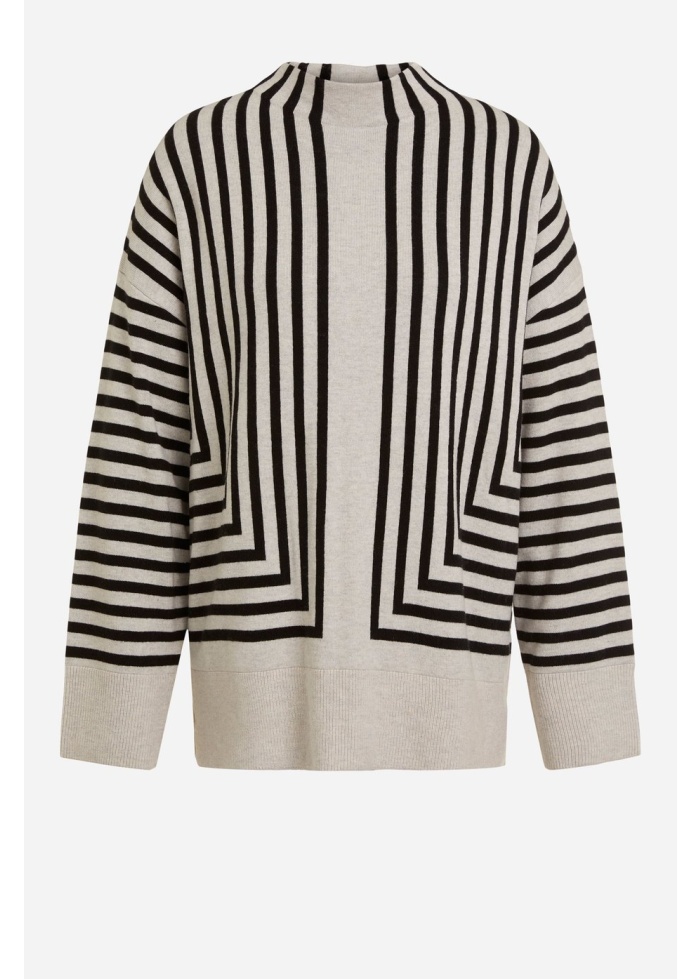 Oui | Striped Cotton Jumper