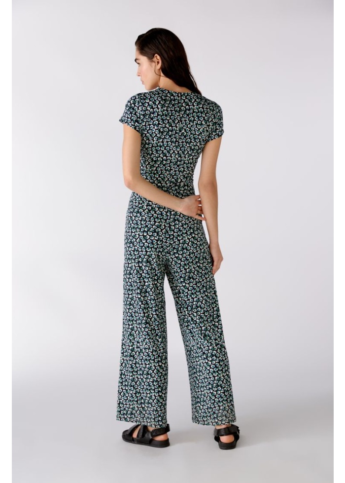 Oui | Flower Print Jumpsuit