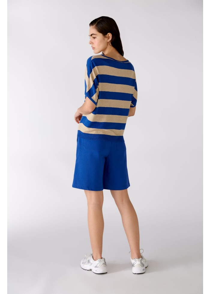 Oui | Stripe Linen Top