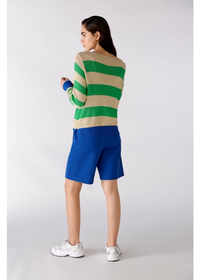 Oui | Stripe Cotton Jumper