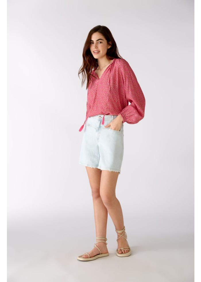 Oui | Tie Neck Blouse