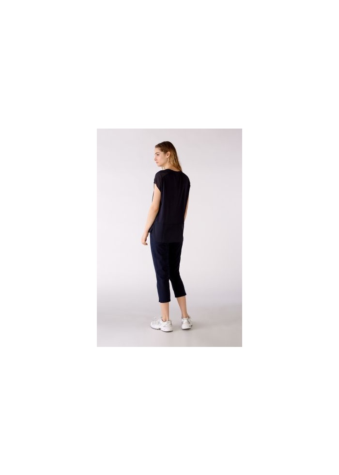 Oui | Chiffon Hem Top