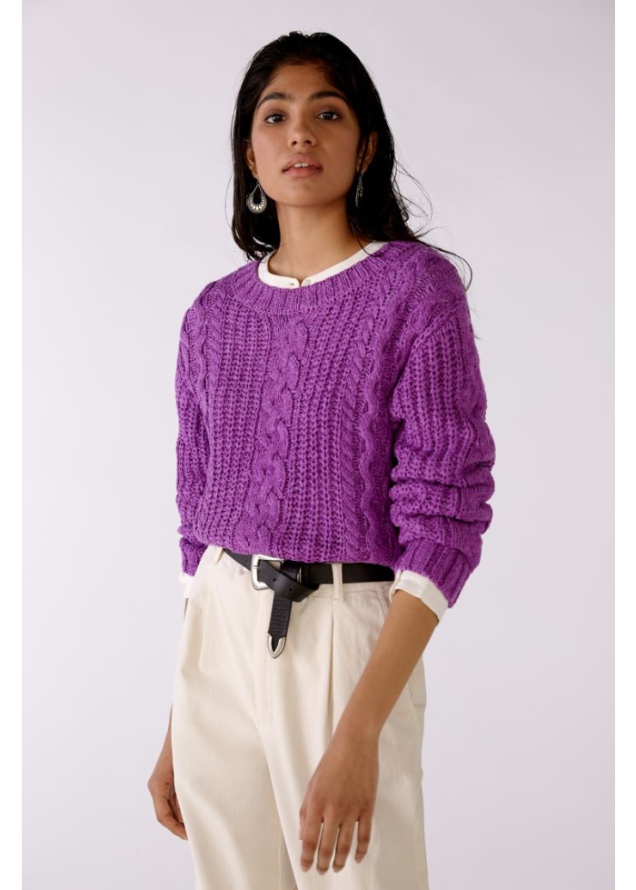 Oui | Cable Knit Jumper