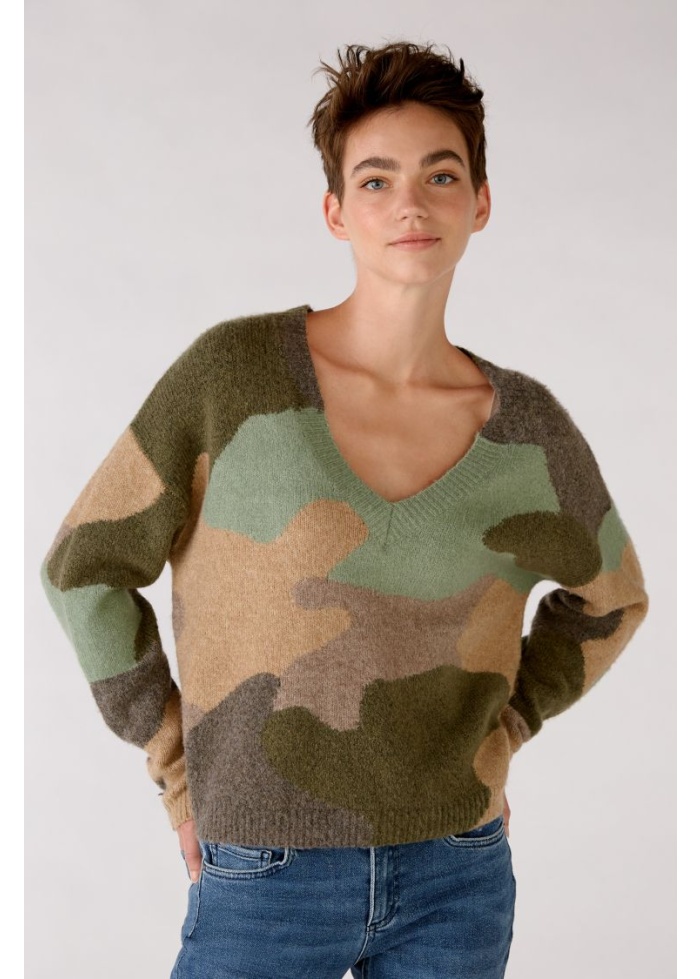 Oui | Camouflage Jumper