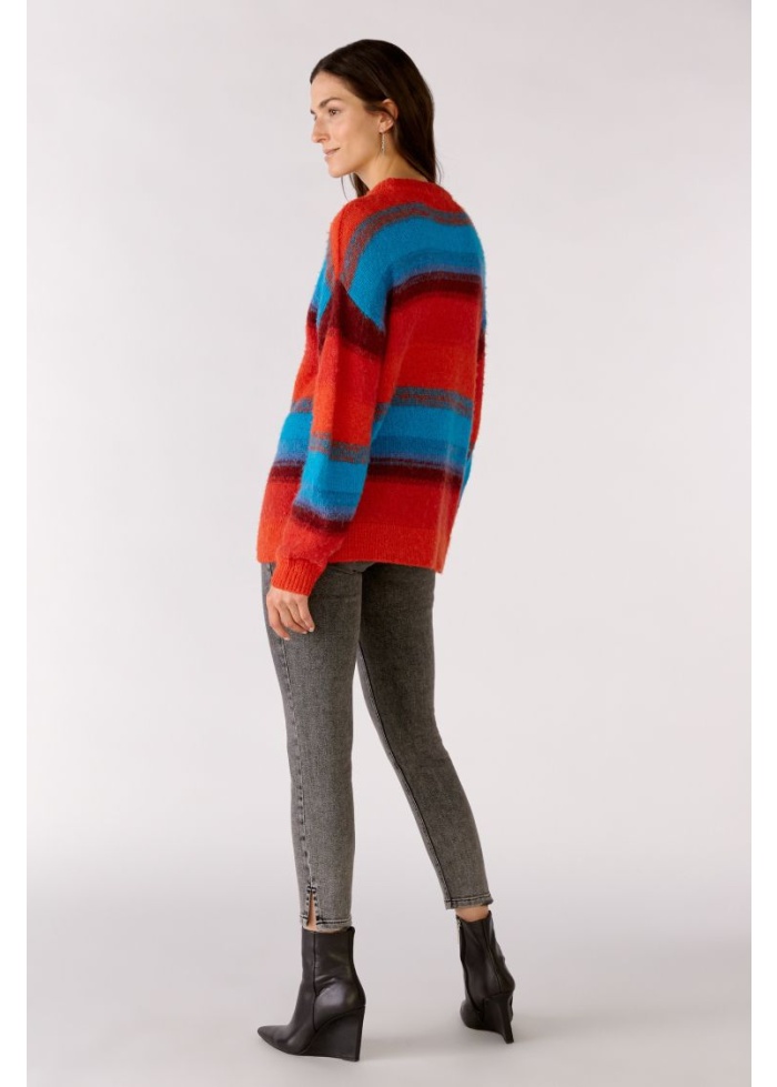 Oui | Stripe Mohair Jumper