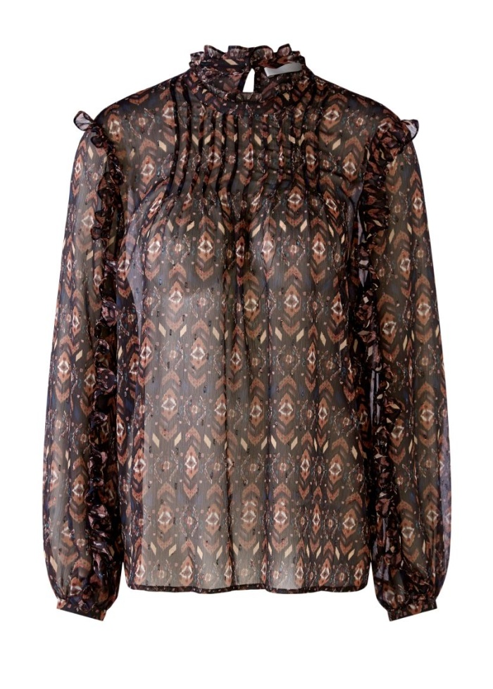 Oui | Printed Blouse