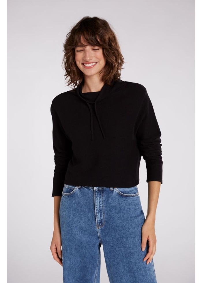 Oui | Relaxed Collar Jumper