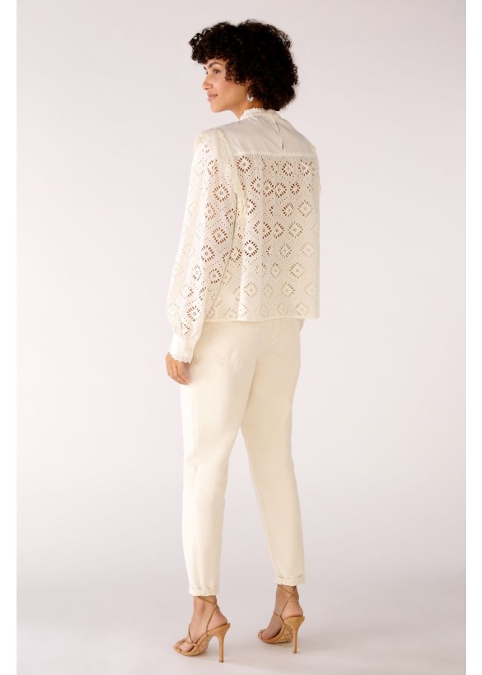 Oui | Broderie Anglaise Blouse